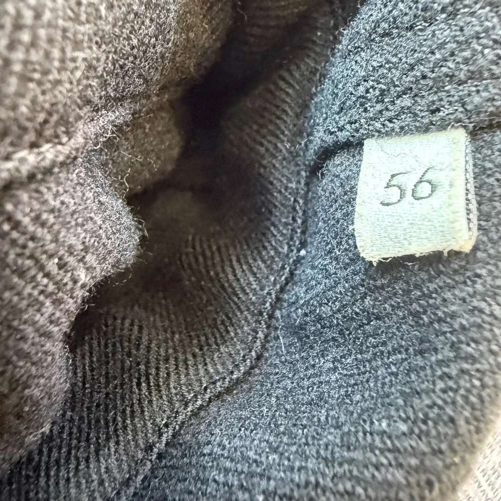 Gucci Mens Black Suede Trim Field Jacket Utility Coat IT 56 Made in Italy